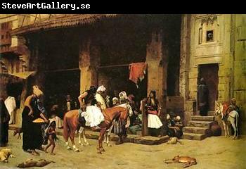 unknow artist Arab or Arabic people and life. Orientalism oil paintings  455